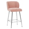 Coast Bar Stool Pink Fabric