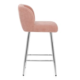 Coast Bar Stool Pink Fabric