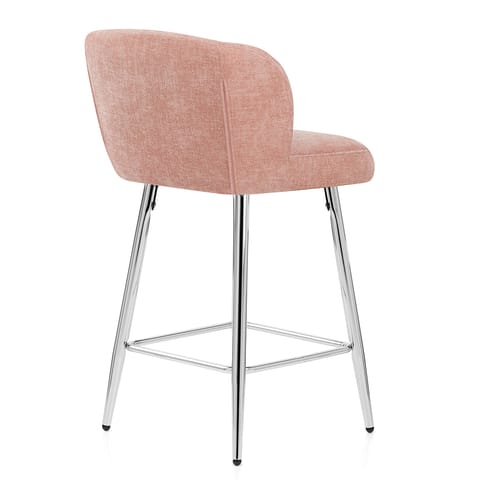 Coast Bar Stool Pink Fabric