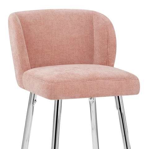 Coast Bar Stool Pink Fabric