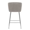 Coast Bar Stool Grey Fabric