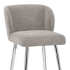 Coast Bar Stool Grey Fabric