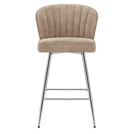 Chase Bar Stool Beige Fabric