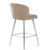 Chase Bar Stool Beige Fabric