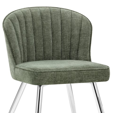 Chase Dining Chair Green Fabric