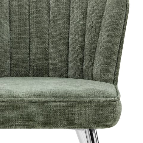 Chase Dining Chair Green Fabric