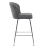 Chase Bar Stool Grey Fabric