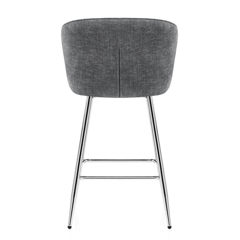 Chase Bar Stool Grey Fabric