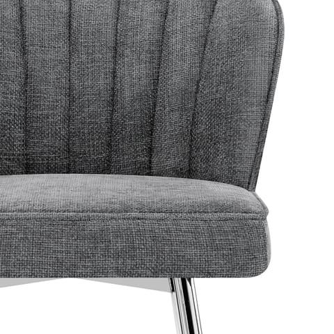 Chase Bar Stool Grey Fabric