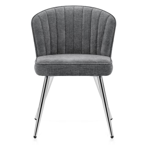 Chase Dining Chair Grey Fabric