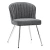 Chase Dining Chair Grey Fabric