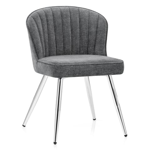 Chase Dining Chair Grey Fabric
