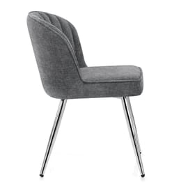 Chase Dining Chair Grey Fabric