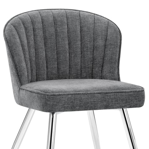 Chase Dining Chair Grey Fabric