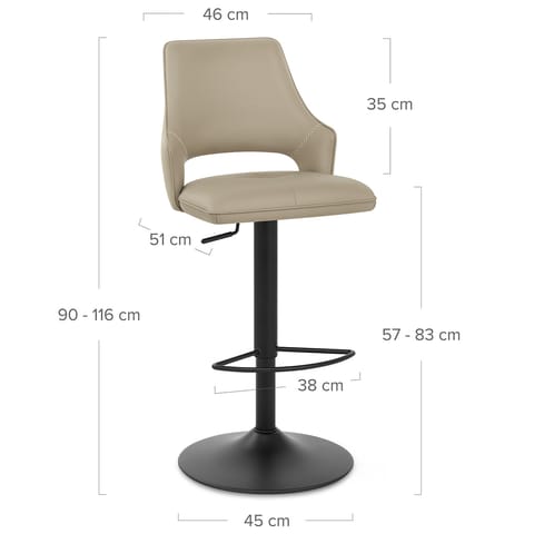 Iona Bar Stool Taupe