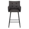 Montana Bar Stool Antique Dark Grey