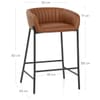 Cub Bar Stool Antique Brown