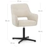 Veneto Chair Cream Fabric