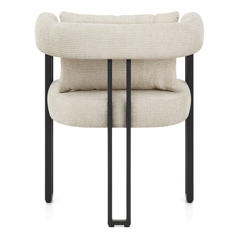 Gigi Chair & Cushion Cream Fabric
