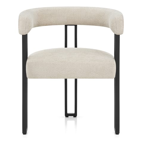 Gigi Chair & Cushion Cream Fabric