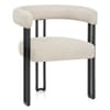 Gigi Chair & Cushion Cream Fabric