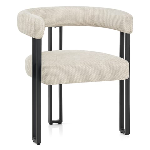 Gigi Chair & Cushion Cream Fabric