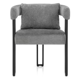 Gigi Chair & Cushion Grey Fabric