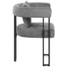 Gigi Chair & Cushion Grey Fabric