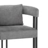 Gigi Chair & Cushion Grey Fabric