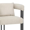 Gigi Chair & Cushion Cream Fabric