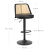 Drew Bar Stool Black