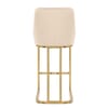Paget Bar Stool Champagne Velvet