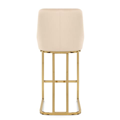 Paget Bar Stool Champagne Velvet