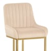 Paget Bar Stool Champagne Velvet