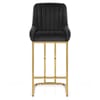 Paget Bar Stool Black Velvet