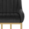 Paget Bar Stool Black Velvet