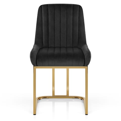 Paget Chair Black Velvet