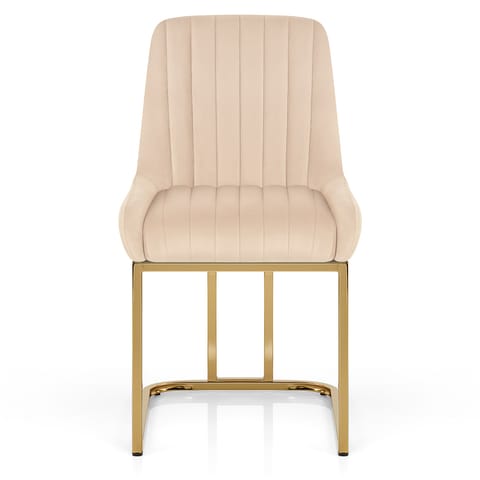 Paget Chair Champagne Velvet