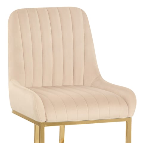 Paget Chair Champagne Velvet