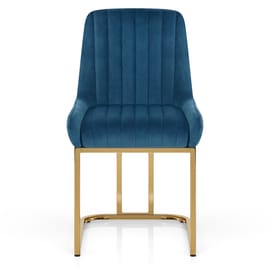 Paget Chair Blue Velvet