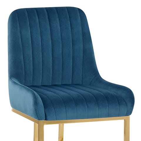 Paget Chair Blue Velvet