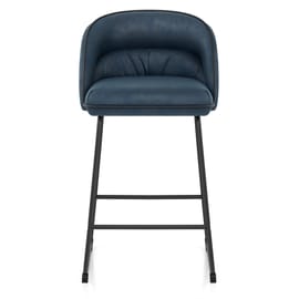 Jackie Bar Stool Blue & Black