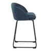 Jackie Bar Stool Blue & Black