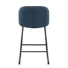Jackie Bar Stool Blue & Black