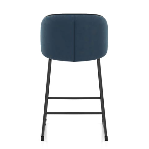 Jackie Bar Stool Blue & Black