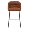 Jackie Bar Stool Brown & Black