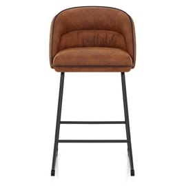 Jackie Bar Stool Brown & Black