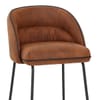 Jackie Bar Stool Brown & Black