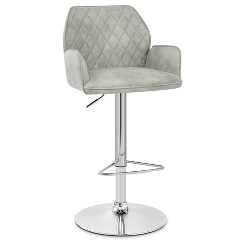 Harvard Bar Stool Light Grey