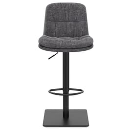 Angelo Bar Stool Charcoal Fabric